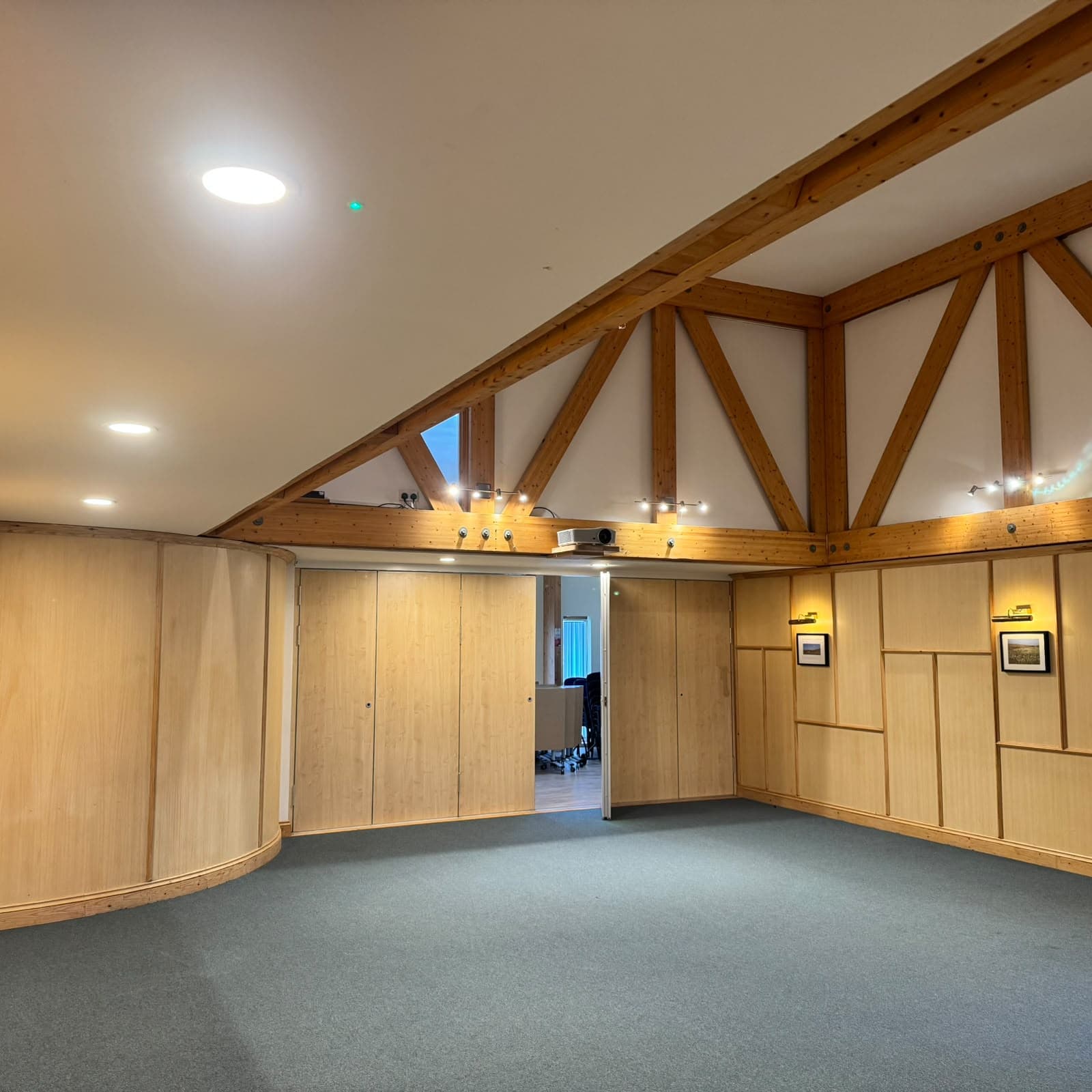 Evans All Electrical timber hall ceiling and wall lights